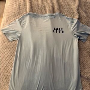 Salt Life Men's Sky Blue Short Sleeve Tee